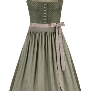 Midi Dirndl 70 cm oliv salbei Liane 014191 ~ 34