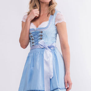 Mini Dirndl 55 cm hellblau Leonie 014962 ~ 30