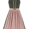 Mini Dirndl 60 cm grün altrosa Valerie 012917 ~ 30