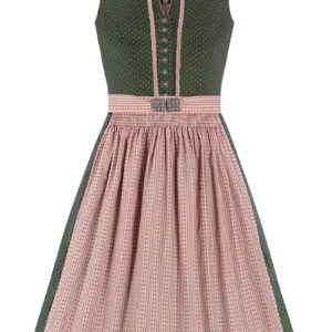 Mini Dirndl 60 cm grün altrosa Valerie 012917 ~ 30