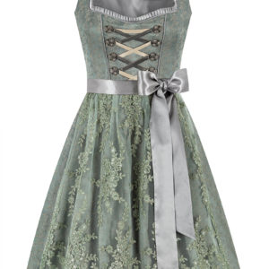 Mini Dirndl 60 cm salbei geblümt Sharon 014616 ~ 36