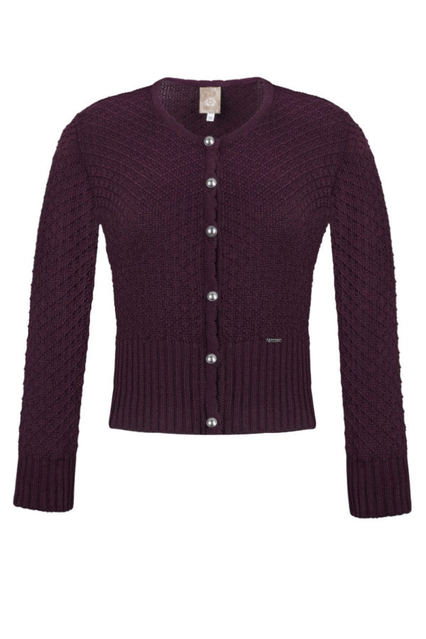 Trachten Strickjacke beere Marlene 003185 ~ 34