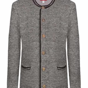 Trachten Strickjacke hellbraun meliert Zugspitz 005407 ~ 44