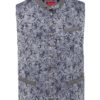 Trachtenweste blau grau gemustert Johann 004424 ~ 50