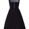 Dirndl lang 80 cm Gastro schwarz Nicki 004562 ~ 36