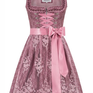 Mini Dirndl 60 cm beere geblümt Tamina 013940 ~ 32