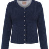 Trachten Strickjacke dunkelblau Franziska 014419 ~ 30