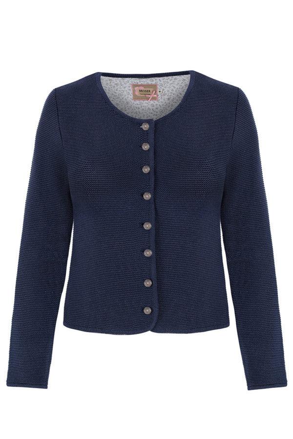 Trachten Strickjacke dunkelblau Franziska 014419 ~ 30