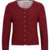 Trachten Strickjacke dunkelrot Franziska 014416 ~ 30