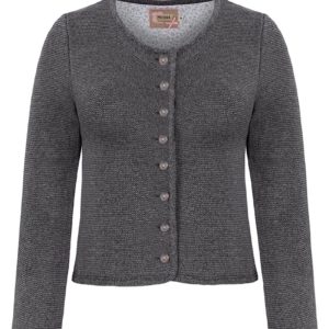 Trachten Strickjacke grau Franziska 014420 ~ 30