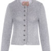 Trachten Strickjacke hellgrau Franziska 014422 ~ 30