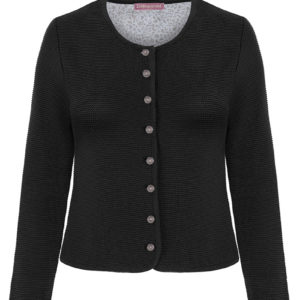 Trachten Strickjacke schwarz Franziska 014421 ~ 30