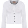 Trachten Strickjacke weiß Franziska 014412 ~ 30