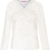 Trachtenshirt langarm Spitze creme Stretch Sophia 013971 ~ 32
