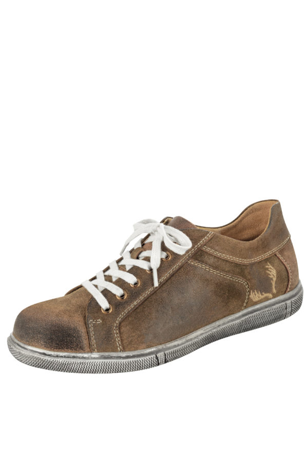 Trachtensneaker braun antik Bergsee 004154 ~ 40