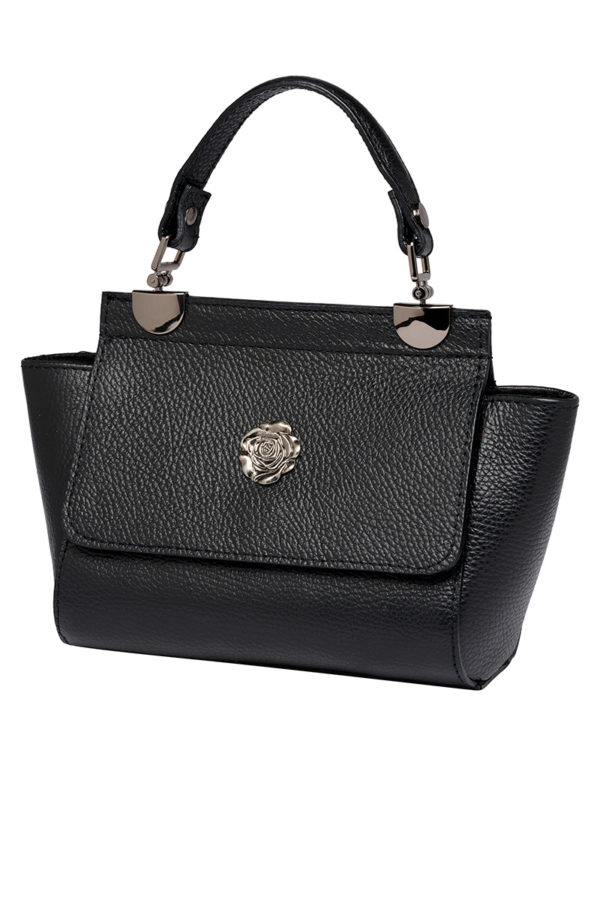 Trachtentasche schwarz Retro Nappaleder 014984 ~ schwarz