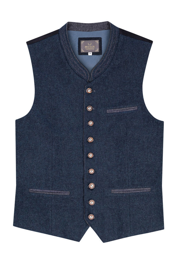 Trachtenweste dunkelblau Laurenz 008633 ~ 44