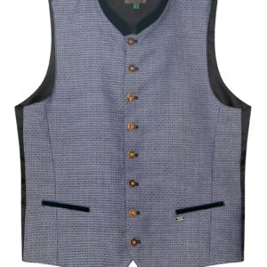 Trachtenweste grau blau Marcel 010859 ~ 102