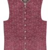 Trachtenweste rot gemustert Leon 013735 ~ 44