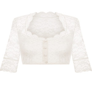 Dirndlbluse creme Stretch Kathi 012898 ~ 32