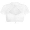 Dirndlbluse Spitze weiß Stretch Marlen 012895 ~ 32