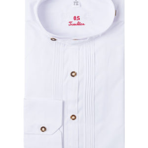 Trachtenhemd extralang weiß Gregor 002821 - slimfit ~ 36