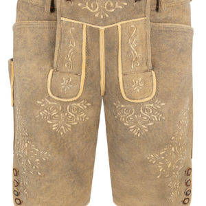 Lederhose kurz granit natur Weissenberg 015806 ~ 46
