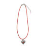 Collier mit Herzanhänger 000156 ~ rot