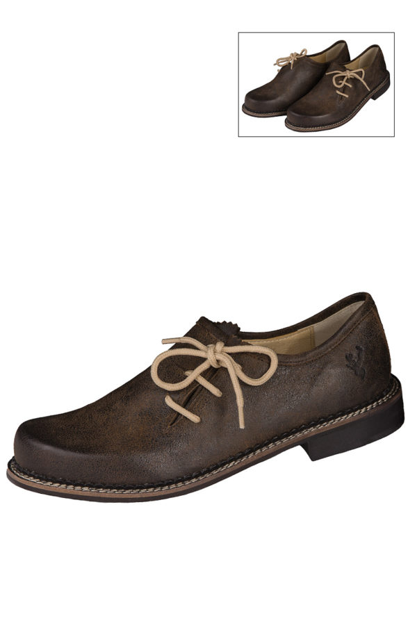 Haferlschuh braun-antik Jäger 003316 ~ 41