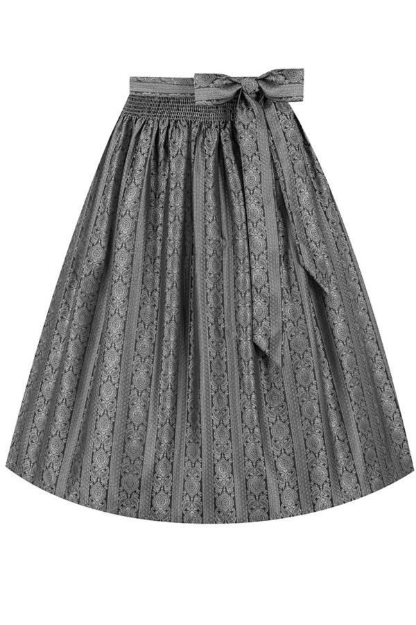 Dirndlschürze midi 70 cm grau 015575 ~ L