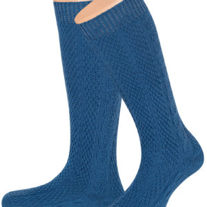 Trachten Kniestrümpfe blau 011444 ~ 39-42