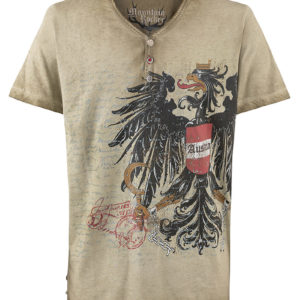 Trachtenshirt oliv Franz Austria 012724 ~ L