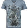 Trachtenshirt rauchblau Rebel Soul 011091 ~ L
