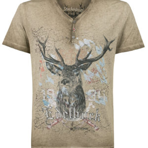 Trachtenshirt sand Günther 011088 ~ S