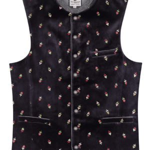 Trachtenweste schwarz Samt Vittorio 013728 ~ 44