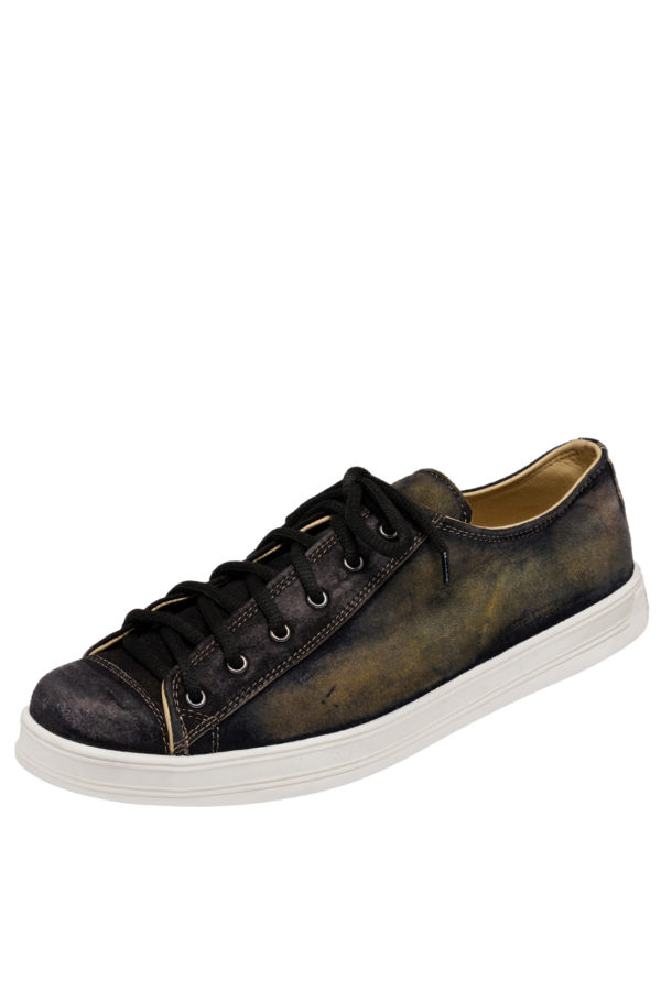 Trachtensneaker schwarz antik 015242 ~ 40