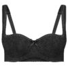 Dirndl BH Push-Up schwarz mit Spitze 005403 ~ 70E