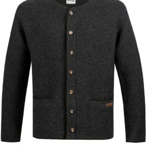 Trachtenstrickjacke Castello (anthrazit