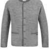 Trachtenstrickjacke Castello (hellgrau