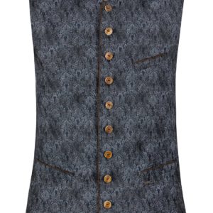 Trachtenweste Christiano (blau