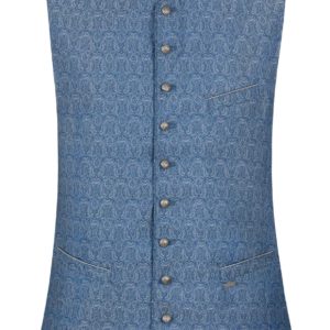Trachtenweste Taddeo (blau