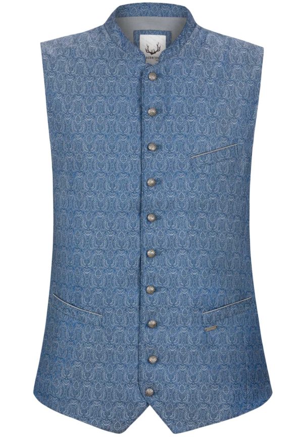 Trachtenweste Taddeo (blau