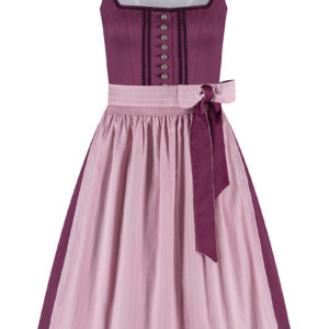 Midi Dirndl 65 cm beere altrosa Valerie 010429 ~ 36