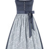 Midi Dirndl 70 cm dunkelblau weiß Vanessa 014396 ~ 32
