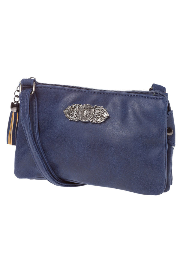 Dirndltasche Sophie mit Ornament 008413 ~ blau
