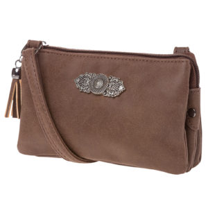 Dirndltasche Sophie mit Ornament 008413 ~ braun