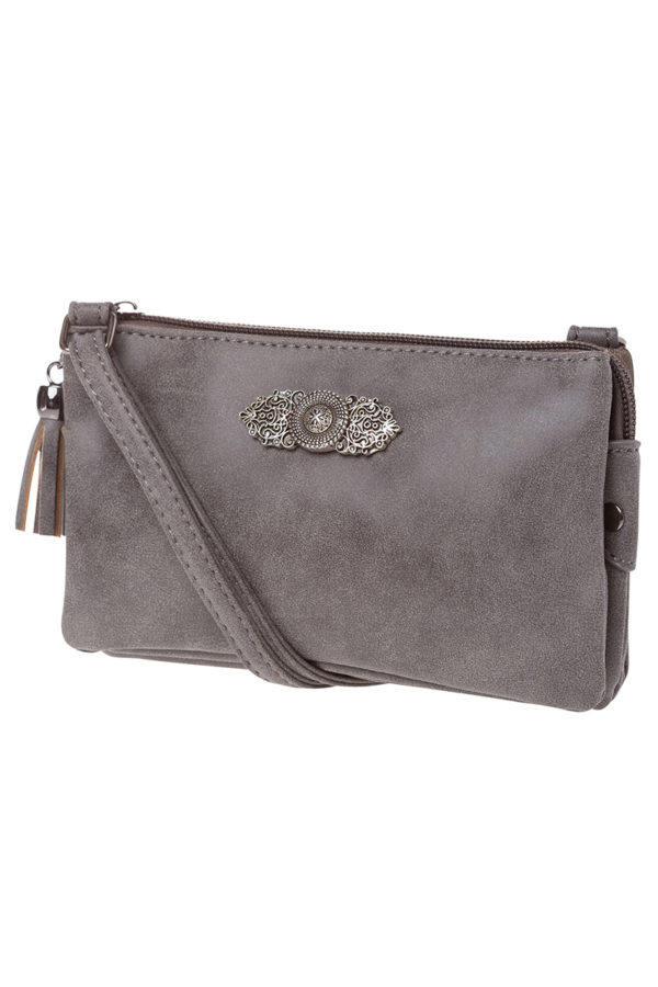 Dirndltasche Sophie mit Ornament 008413 ~ grau