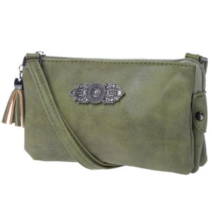 Dirndltasche Sophie mit Ornament 008413 ~ oliv