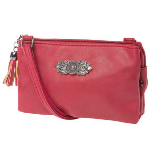 Dirndltasche Sophie mit Ornament 008413 ~ dunkelrot