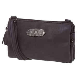 Dirndltasche Sophie mit Ornament 008413 ~ schwarz